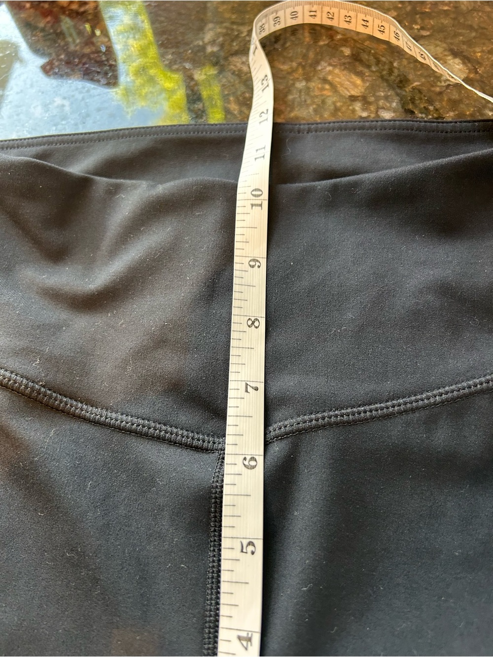 NWOT Zella High Waist 7/8 Yoga + Studio Black Leggings. Pilates. Gym. Barre. SZL - Picture 7 of 9